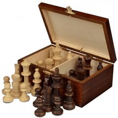 Medinės šachmatų figūros dėžutėje Staunton Nr. 5 kaina ir informacija | Stalo žaidimai, galvosūkiai | pigu.lt