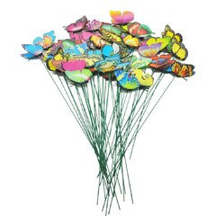 Декорационное украшение бабочки, 8шт. цена и информация | Декорации для сада | pigu.lt