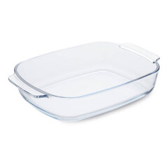 Стеклянная форма для выпечки, 3,8л цена и информация | Формы, посуда для выпечки | pigu.lt