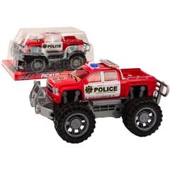 Mašinėlė Police Car Pickup Red Off-Road Police Car kaina ir informacija | Žaislai berniukams | pigu.lt