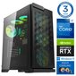 Intop Aqua i7-14700F 64GB DDR5 1TB SSD M.2 NVME+2TB RTX4060Ti 8GB WIN11Pro kaina ir informacija | Stacionarūs kompiuteriai | pigu.lt