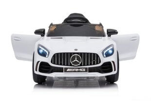 Vienvietis vaikiškas elektromobilis Mercedes GT R, baltas kaina ir informacija | Elektromobiliai vaikams | pigu.lt