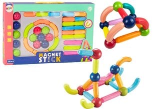 Magnetinis konstruktorius Lean Toys, 36 d. kaina ir informacija | Konstruktoriai ir kaladėlės | pigu.lt