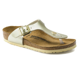 Šlepetės moterims Birkenstock 1015593, aukso spalvos kaina ir informacija | Šlepetės moterims | pigu.lt