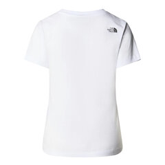 W s/s easy tee the north face nf0a87n6fn4 moterims balta women's white NF0A87N6FN4 цена и информация | Женские футболки | pigu.lt