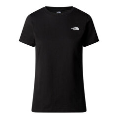 W s/s simple dome slim the north face nf0a87nhjk3 moterims juoda women's black NF0A87NHJK3 цена и информация | Женские футболки | pigu.lt