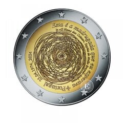 Moneta 2 Eur Gvazdikų revoliucijos 50-metis, Portugalija 2024 kaina ir informacija | Numizmatika | pigu.lt