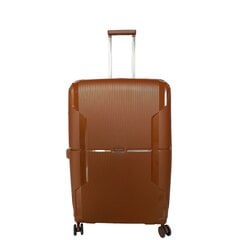 Didelis lagaminas Airtex, L, rudas kaina ir informacija | Lagaminai, kelioniniai krepšiai | pigu.lt