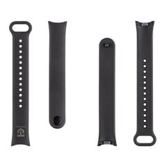 Tactical 846 Silicone Band for Xiaomi Smart Band 8 Black цена и информация | Аксессуары для смарт-часов и браслетов | pigu.lt