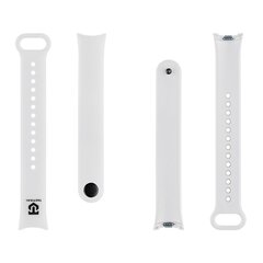 Tactical 847 Silicone Band for Xiaomi Smart Band 8 White цена и информация | Аксессуары для смарт-часов и браслетов | pigu.lt