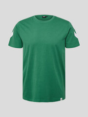 Marškinėliai vyrams Hummel, žali цена и информация | Мужские футболки | pigu.lt