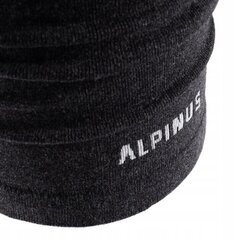 Kaklo mova Alpinus Utulik Miyabi, juoda цена и информация | Мужские шарфы, шапки, перчатки | pigu.lt