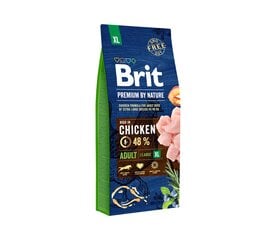 Brit Premium By Nature Adult XL ypač didelių veislių šunims, 15 kg kaina ir informacija | Sausas maistas šunims | pigu.lt