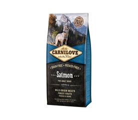 Carnilove Salmon for Adult begrūdis, šunims, 1,5 kg kaina ir informacija | Sausas maistas šunims | pigu.lt