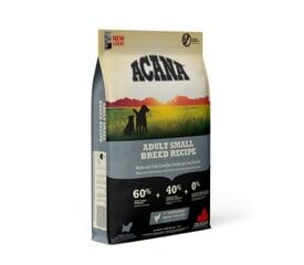 Acana Adult Small Breed begrūdis, mažų veislių šunims, 2 kg kaina ir informacija | Sausas maistas šunims | pigu.lt