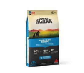 Acana Adult Dog begrūdis, šunims, 11,4 kg kaina ir informacija | Sausas maistas šunims | pigu.lt