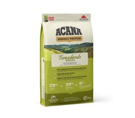 Acana Grasslands Dog begrūdis, šunims, 2 kg kaina ir informacija | Sausas maistas šunims | pigu.lt