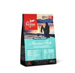 Orijen Small Breed Marine Fish begrūdis, mažų veislių šunims, 1,8 kg kaina ir informacija | Sausas maistas šunims | pigu.lt