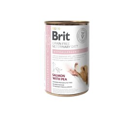 Brit GF Veterinary Diets Hypoallergenic konservai šunims, turintiems dermatologinių ir virškinimo problemų, 0,4 kg kaina ir informacija | Brit Gyvūnų prekės | pigu.lt