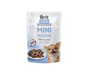 Brit Care Mini Venison fillets in gravy konservai išrankiems, maistas mažų veislių šunims, 24x85 g kaina ir informacija | Konservai šunims | pigu.lt