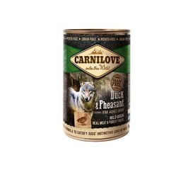 Carnilove Wild Meat Duck&Pheasant konservai šunims, 400 g цена и информация | Консервы для собак | pigu.lt