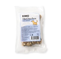 Kimo Filled Chew Bone with Codfish лакомство - кость для собак, 110g x 4 цена и информация | Лакомства для собак | pigu.lt