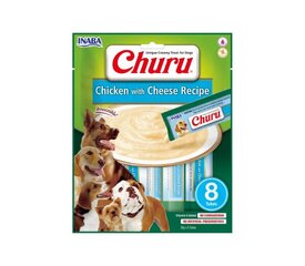 Churu Dog Chicken Cheese лакомства для собак, 160 g x 4 цена и информация | Лакомства для собак | pigu.lt