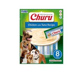 Churu Dog Chicken Tuna лакомства для собак, 160 g x 4 цена и информация | Лакомства для собак | pigu.lt