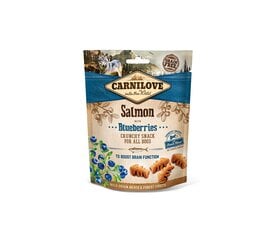 Carnilove Dog Salmon with Blueberries šunims, 200 g x 4 kaina ir informacija | Skanėstai šunims | pigu.lt