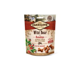 Carnilove Dog Wild Boar with Rosehips šunims, 200 g x 4 kaina ir informacija | Skanėstai šunims | pigu.lt