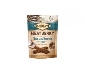 Carnilove Dog Jerky Duck&Herring Fillet šunims, 100 g x 4 kaina ir informacija | Skanėstai šunims | pigu.lt