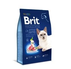 Brit Premium Cat Sterilized sausas maistas sterilizuotoms katėms su jautriu virškinimu, 8 kg kaina ir informacija | Sausas maistas katėms | pigu.lt