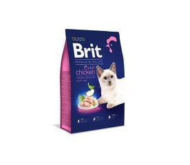 Brit Premium Cat Adult Chicken сухой корм для кошек, 0,3 кг цена и информация | Сухой корм для кошек | pigu.lt