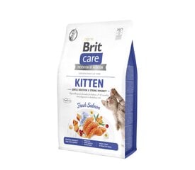 Brit Care Cat GF Kitten Gentle Digestion&Strong Immunity сухой корм для кошек, 0,4 кг. цена и информация | Сухой корм для кошек | pigu.lt