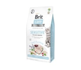 Brit Care Cat GF Insect&Fresh Herring hipolaerginis sausas maistas katėms, 0,4 kg kaina ir informacija | Sausas maistas katėms | pigu.lt