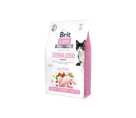Brit Care Cat GF Sterilized Sensitive сухой корм для стерилизованных кошек с чувствительным пищеварением, 0,4 кг цена и информация | Сухой корм для кошек | pigu.lt