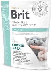 Brit GF Veterinary Diets Cat Struvite katėms su šlapimo takų susirgimais, 0,4 kg kaina ir informacija | Sausas maistas katėms | pigu.lt