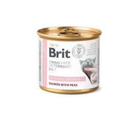 Brit GF Veterinary Diets Hypoallergenic konservai alergiškoms katėms, 12x200 g kaina ir informacija | Konservai katėms | pigu.lt