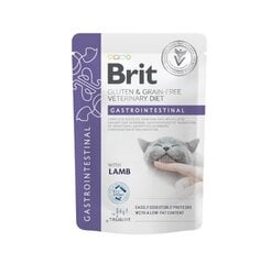 Brit GF Veterinary Diets Gastrointestinal влажный корм для кошек с проблемами пищеварения, 85 г x 12 цена и информация | Консервы для кошек | pigu.lt