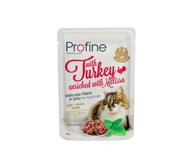 Profine Jelly with Turkey влажный корм для кошек, 85 г x 12 цена и информация | Консервы для кошек | pigu.lt