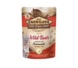 Carnilove Wild Boar Chamomile konservai katėms, 12x85 g kaina ir informacija | Konservai katėms | pigu.lt