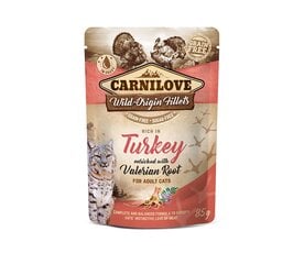 Carnilove Turkey Valeriana konservai katėms, 12x85 g kaina ir informacija | Konservai katėms | pigu.lt