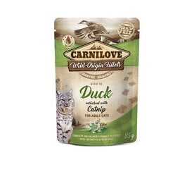 Carnilove Duck Catnip konservai katėms, 12x85 g kaina ir informacija | Konservai katėms | pigu.lt