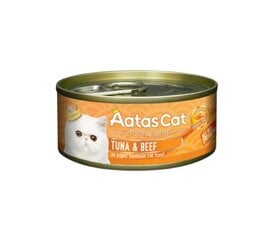 Aatas Cat Tantalizing Tuna&Beef begrūdis,80 g x 24 kaina ir informacija | Konservai katėms | pigu.lt