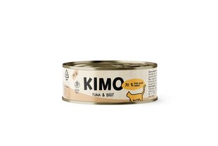 Kimo Tuna&Beef , 70 g x 24 kaina ir informacija | Konservai katėms | pigu.lt