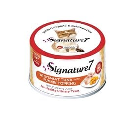 Signature 7 Whitemeat Tuna with Pumpkin влажный корм для кошек, 70 г x 12 цена и информация | Консервы для кошек | pigu.lt