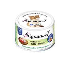 Signature 7 Tuna with Goji Pate, 80 g x 12 kaina ir informacija | Konservai katėms | pigu.lt