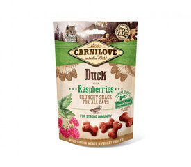 Carnilove Cat Duck with Raspberries лакомство для кошек, 50 г x 4 цена и информация | Лакомства для кошек | pigu.lt