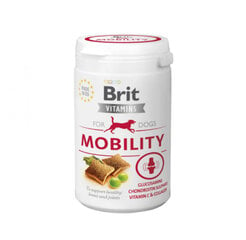 Brit Vitamins Mobility papildai šunims sveikiems kaulams ir sąnariams palaikyti, 150 g kaina ir informacija | Vitaminai, papildai, antiparazitinės priemonės šunims | pigu.lt