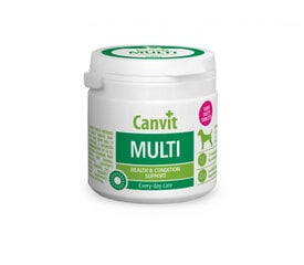 Canvit Multi N100 vitaminų tabletės šunims, 100 g kaina ir informacija | Vitaminai, papildai, antiparazitinės priemonės šunims | pigu.lt